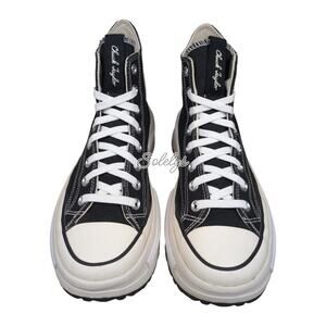 Converse Run Star Legacy CX Black Egret White Platform Unisex Sneaker Womens 9.5